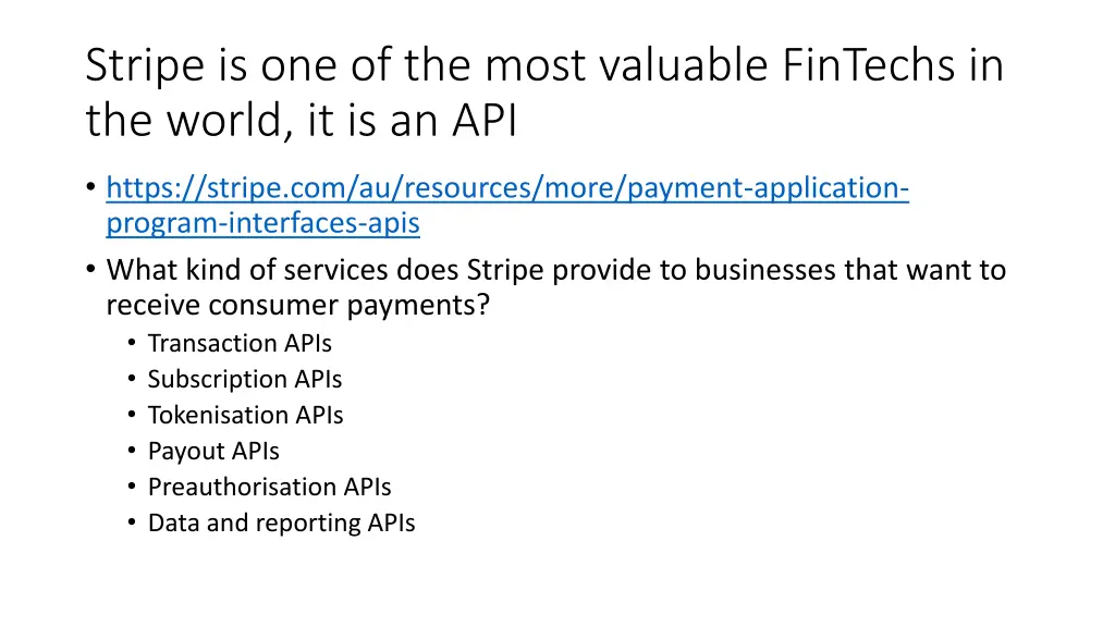stripe is one of the most valuable fintechs