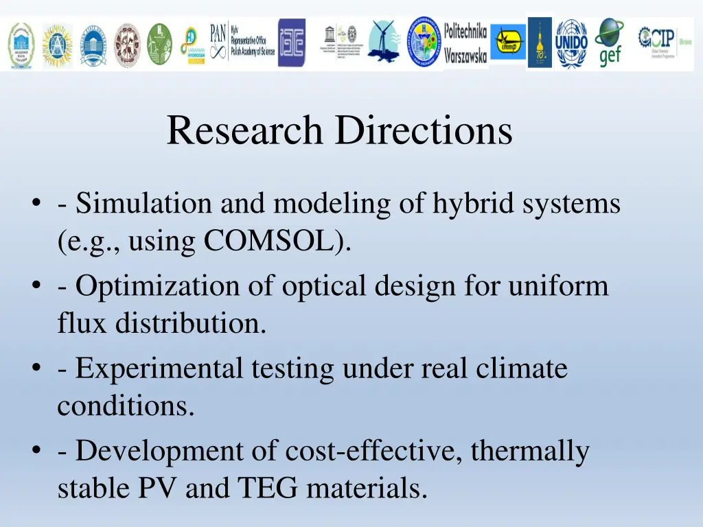 research directions