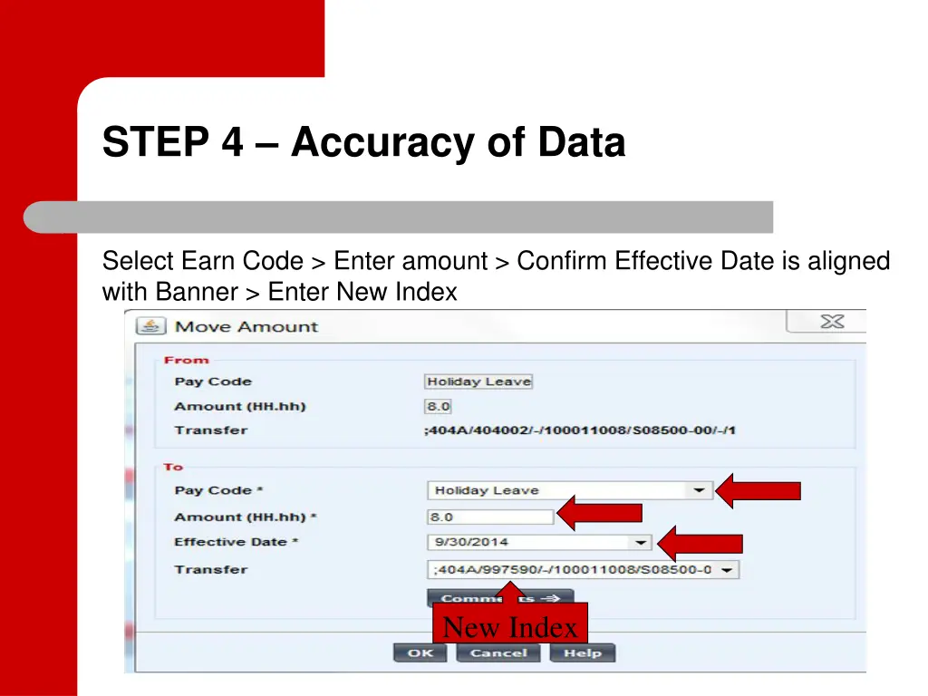 step 4 accuracy of data