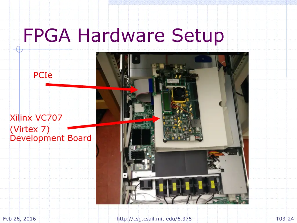 fpga hardware setup