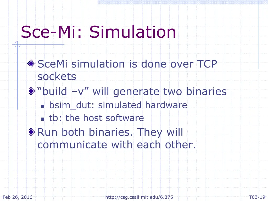sce mi simulation