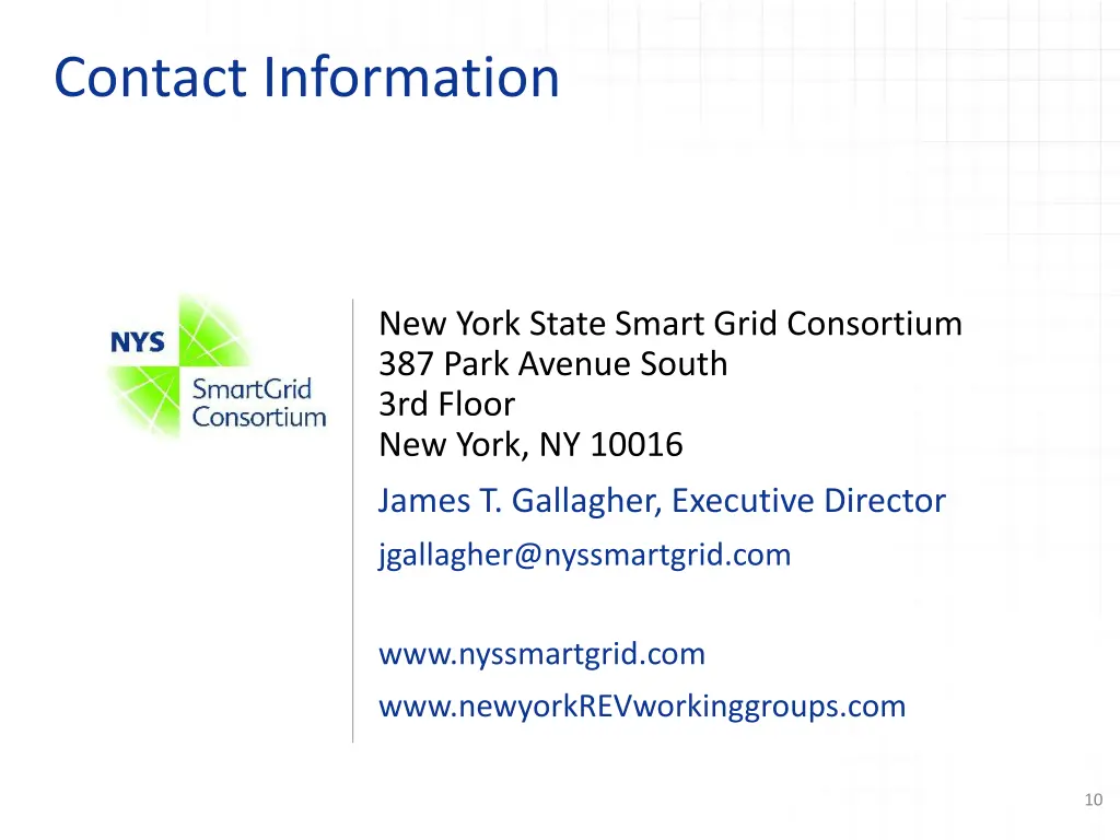 contact information