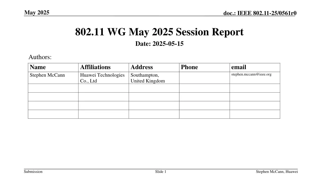 may 2025