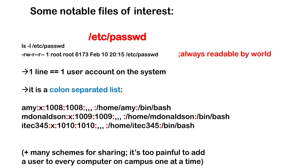 some notable files of interest