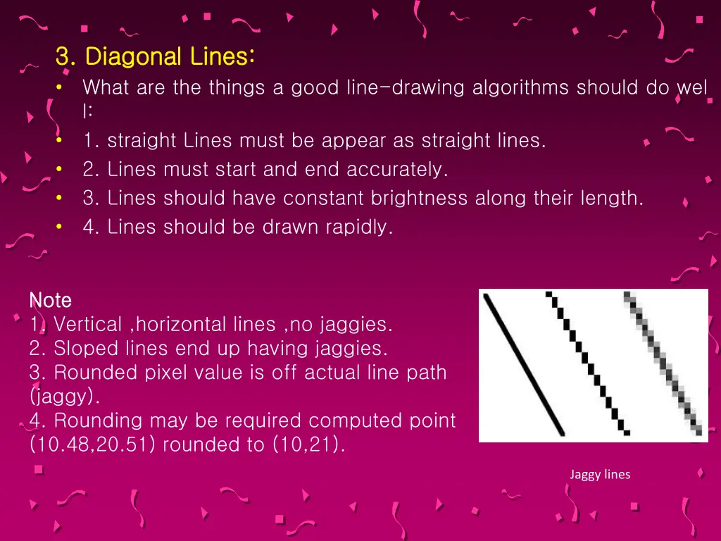 3 3 diagonal diagonal lines what are the things