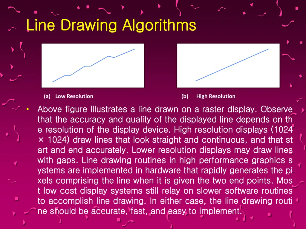 line line drawing drawing algorithms 1