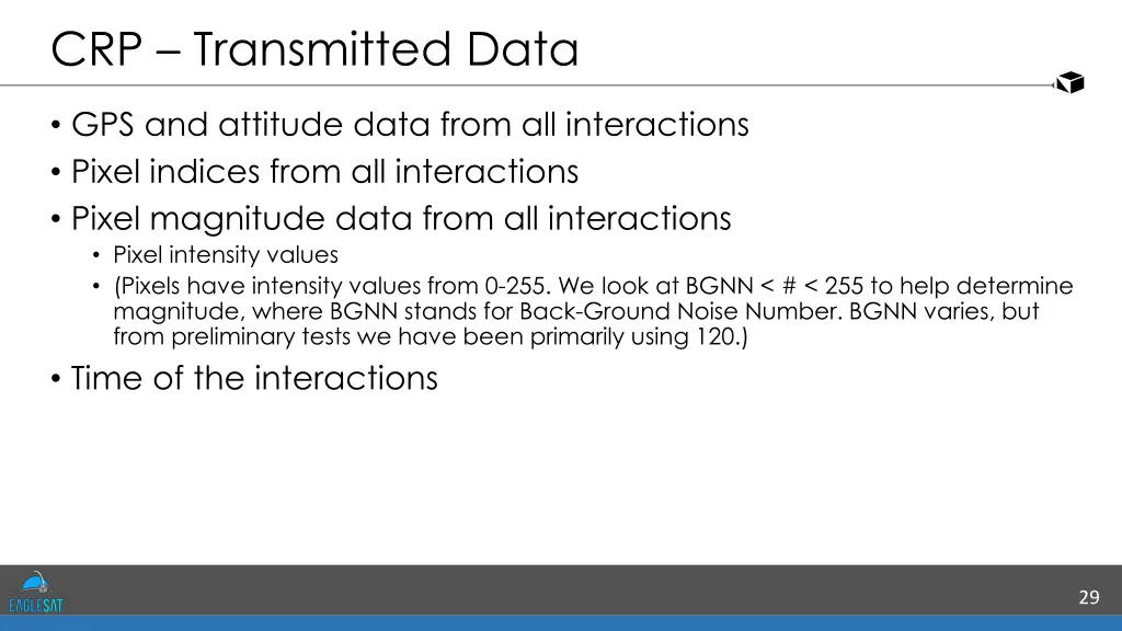 crp transmitted data