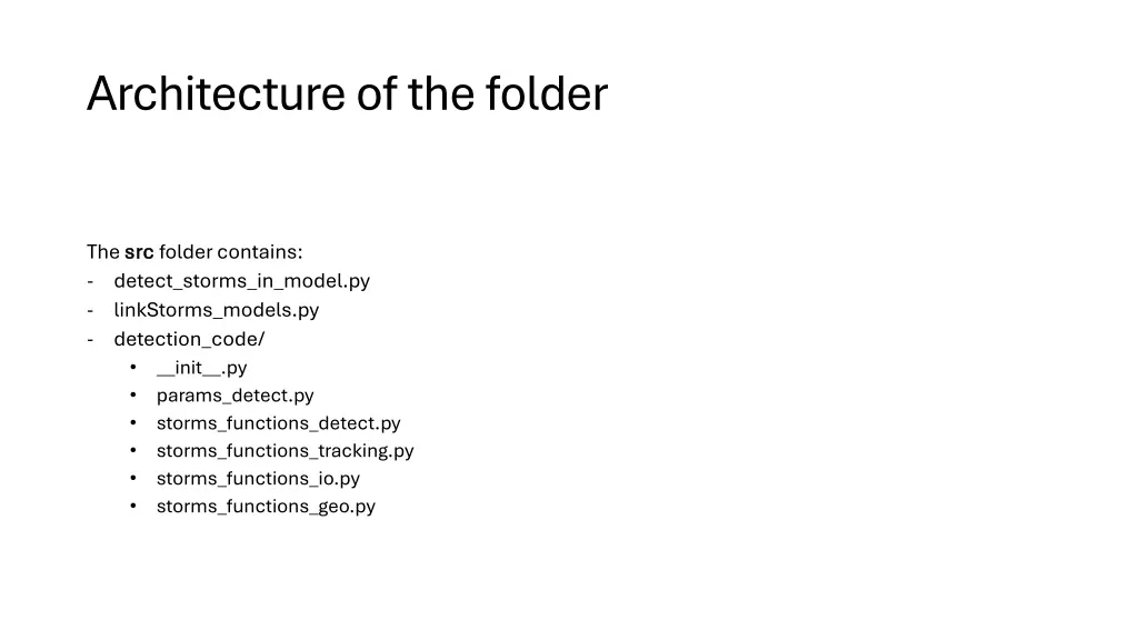 architecture of thefolder