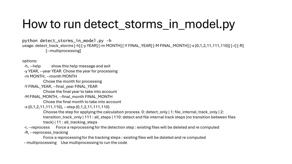 how torundetect storms in model py