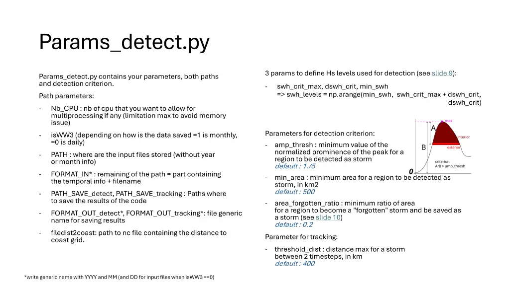params detect py