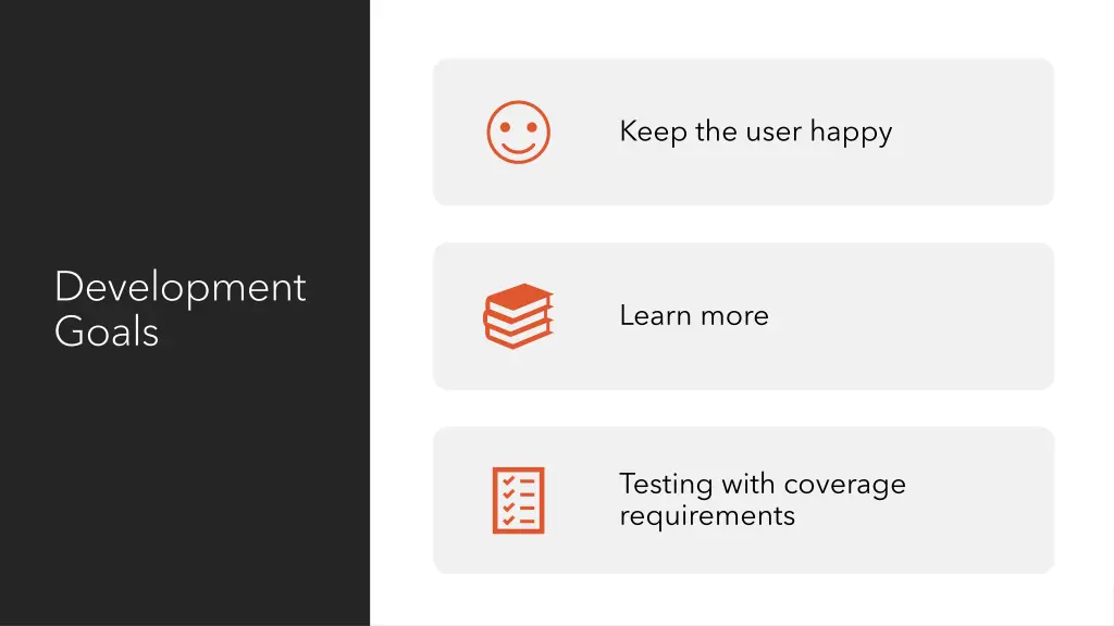 keep the user happy