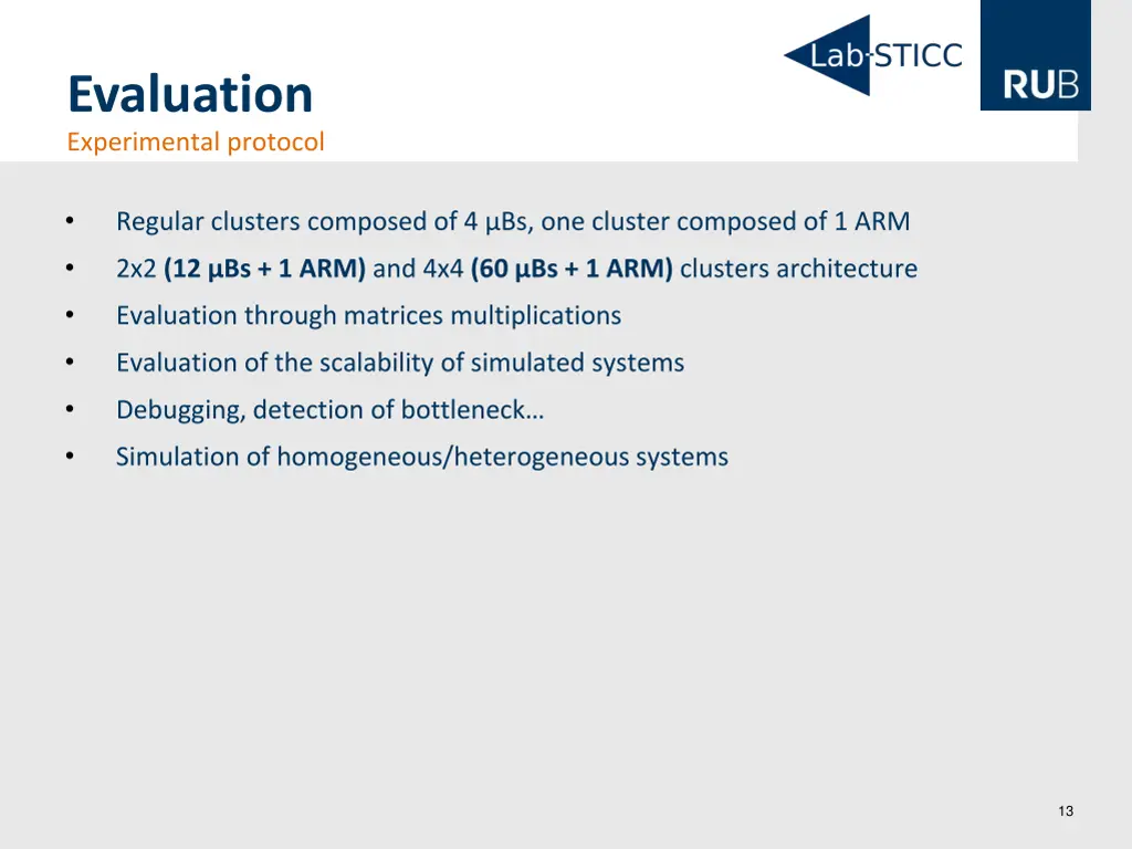 evaluation experimental protocol