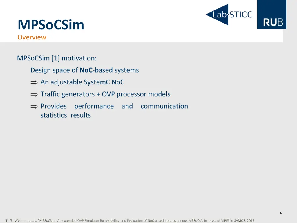 mpsocsim overview