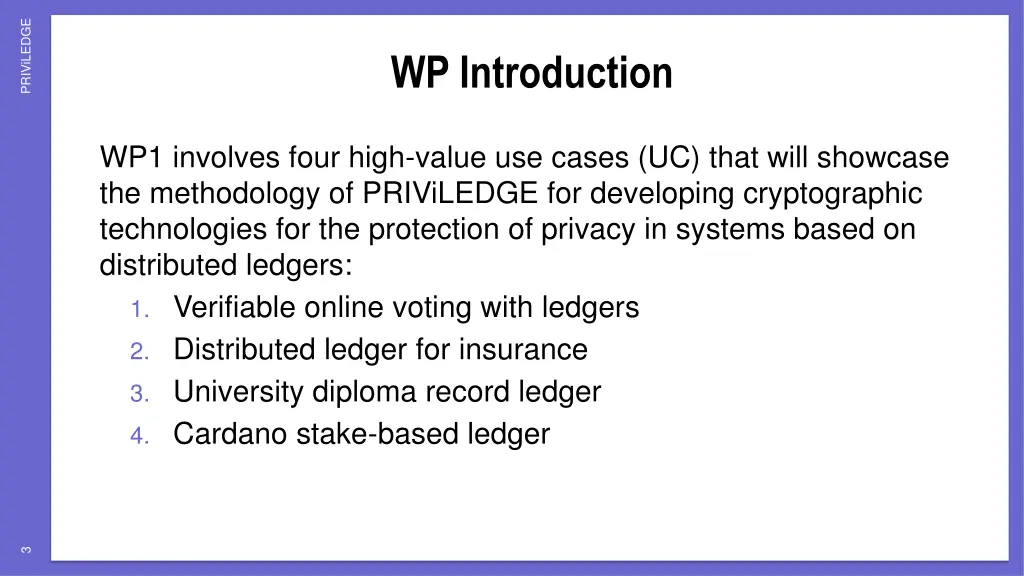 priviledge 1