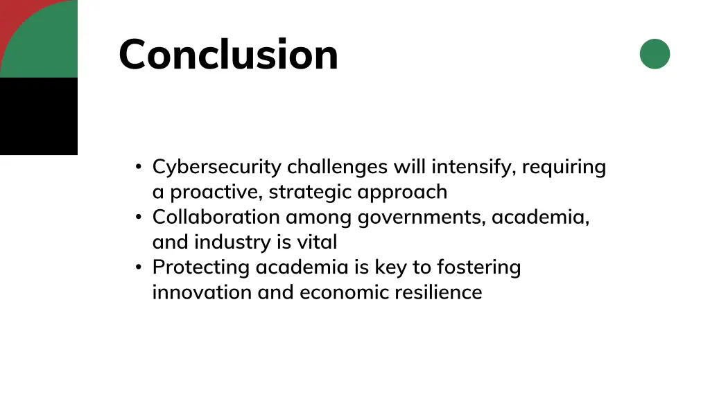 conclusion