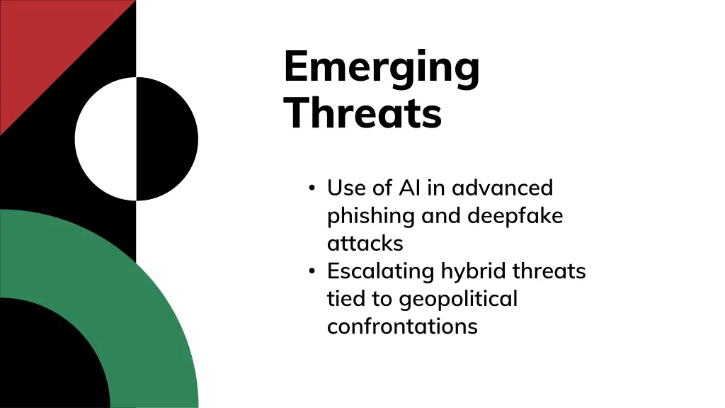 emerging threats