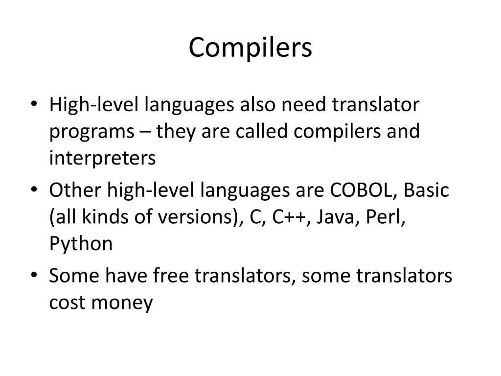 compilers