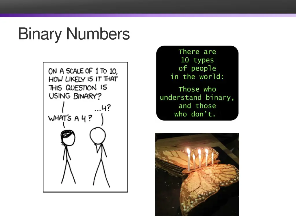 binary numbers 1