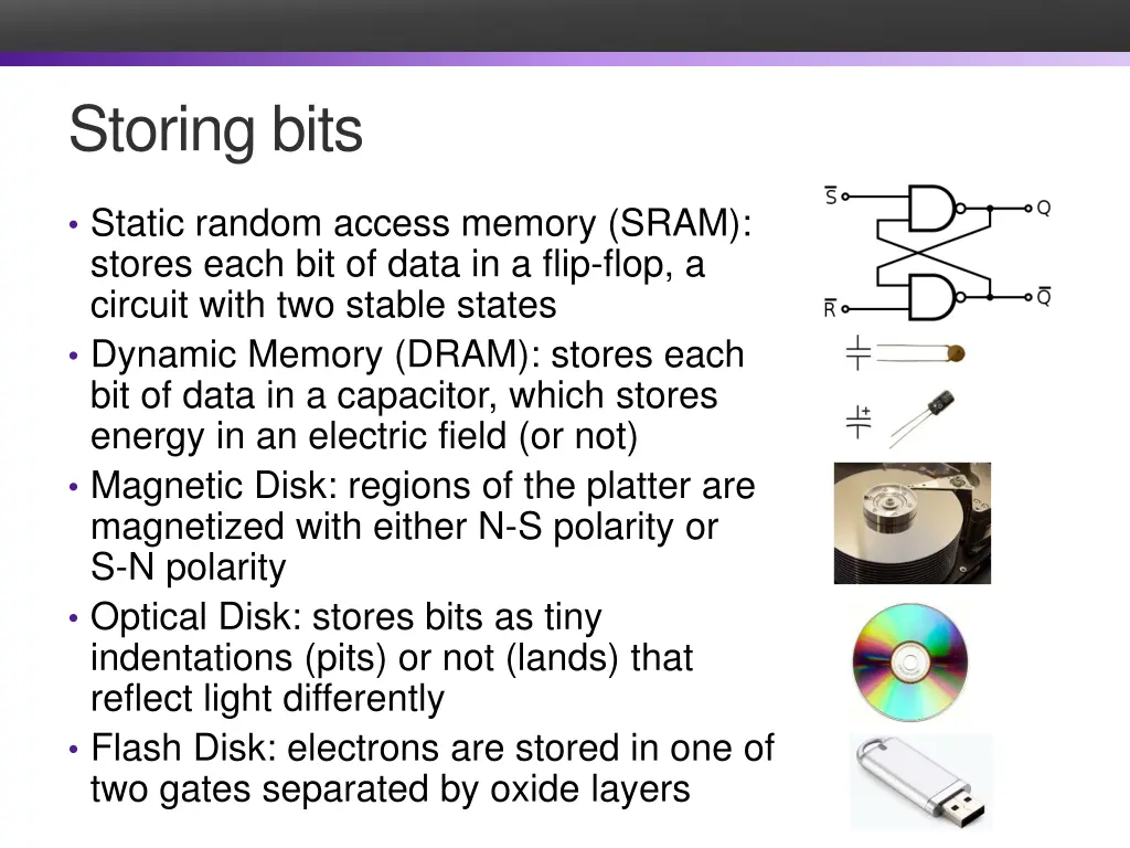 storing bits