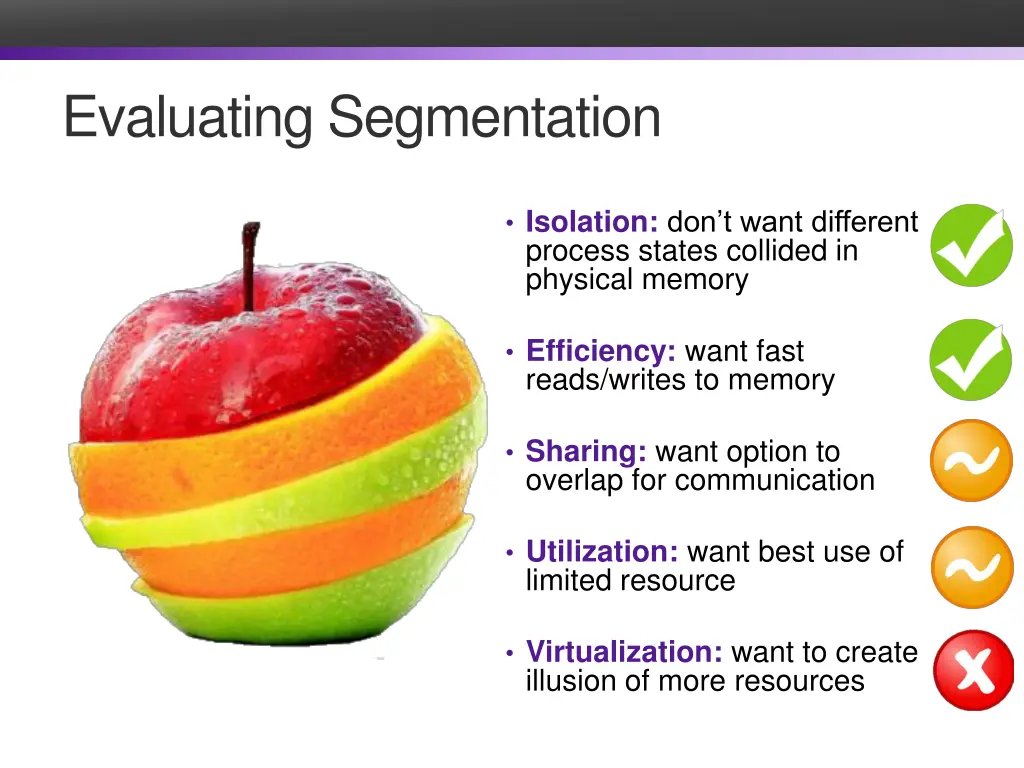 evaluating segmentation