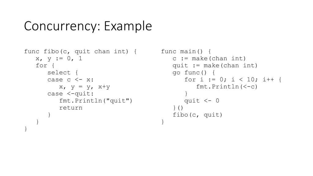 concurrency example