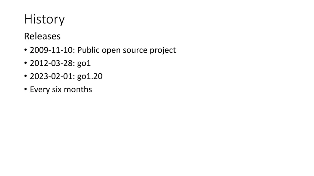 history releases 2009 11 10 public open source