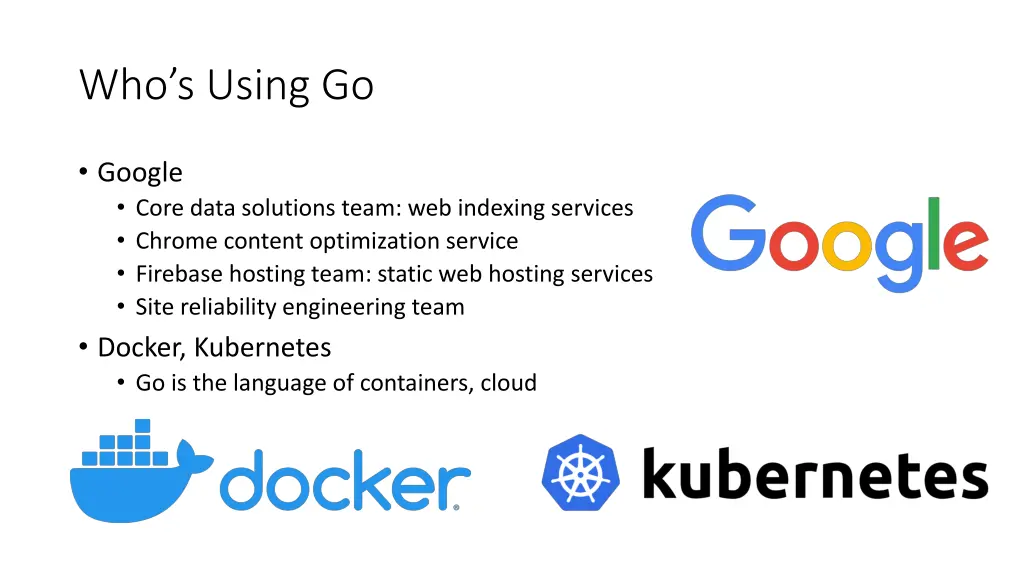 who s using go