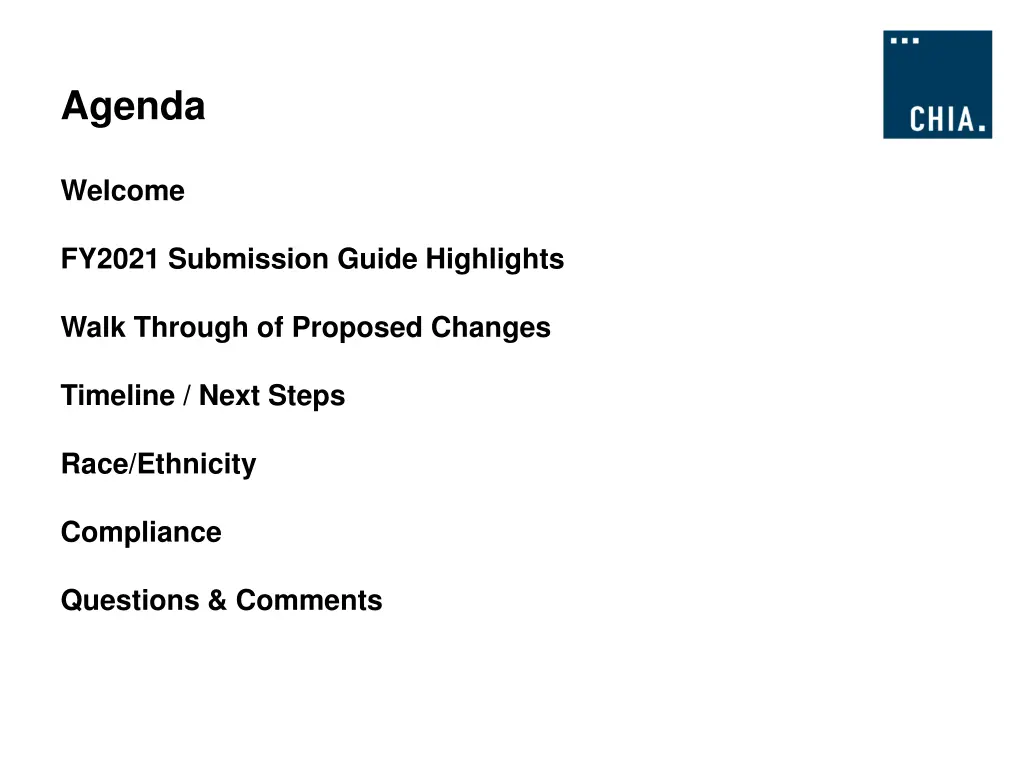 agenda