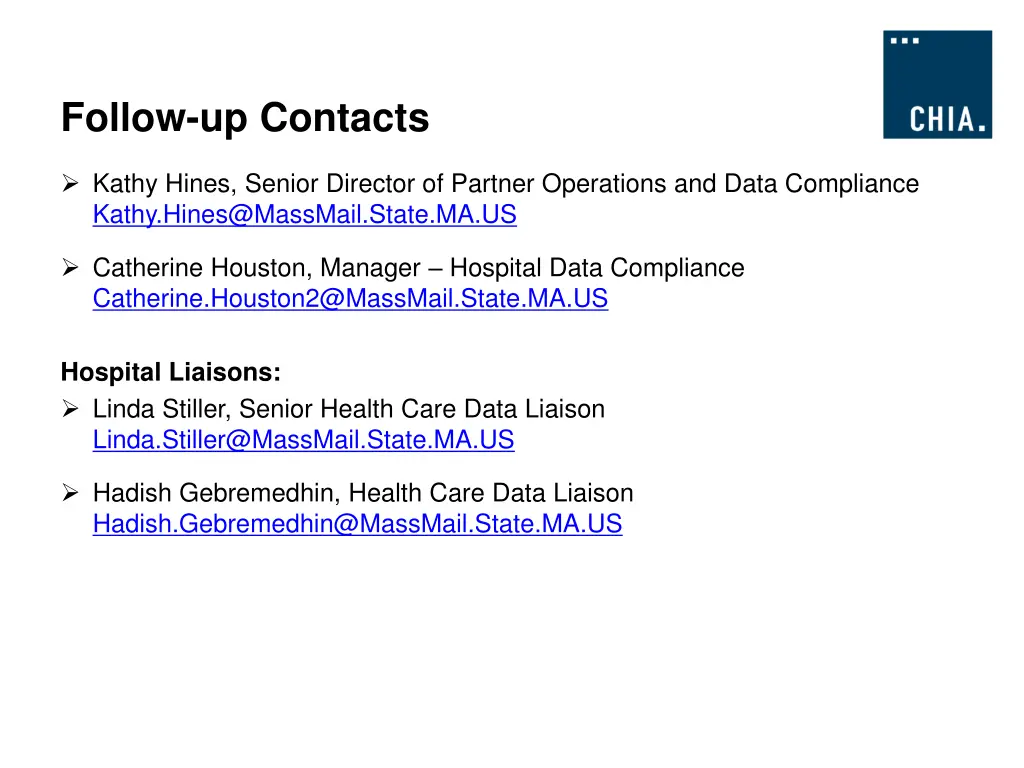 follow up contacts