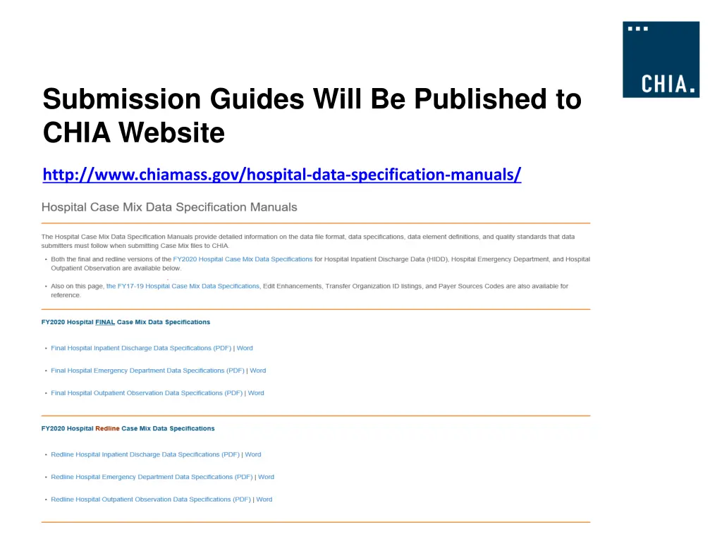 submission guides will be published to chia