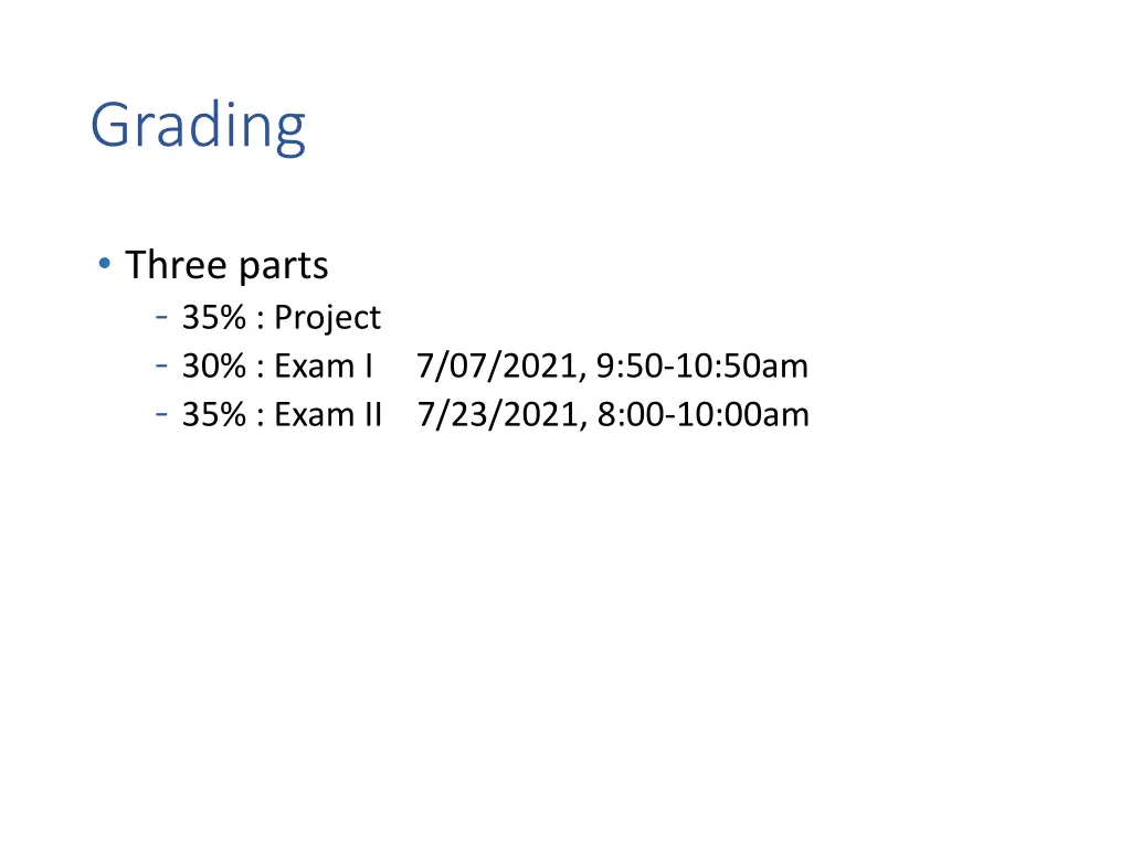 grading