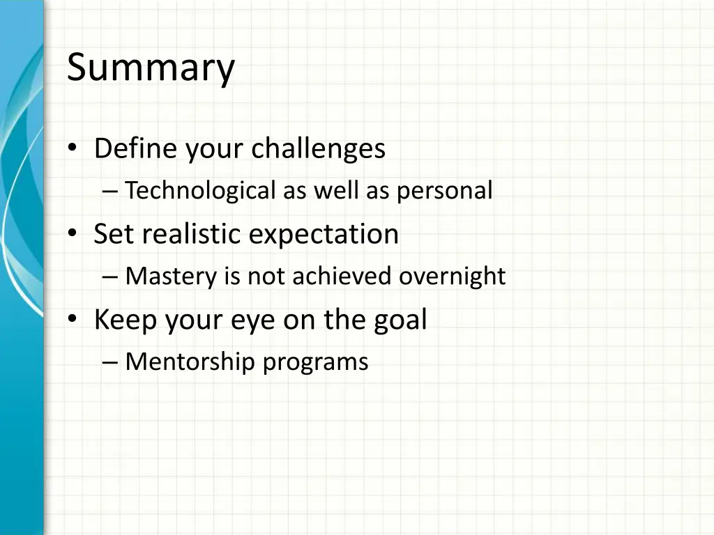 summary