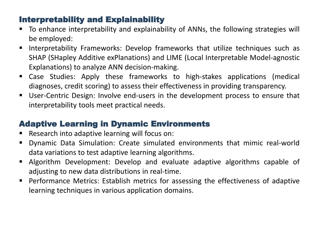 interpretability interpretability and to enhance