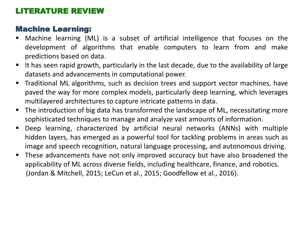 literature literature review