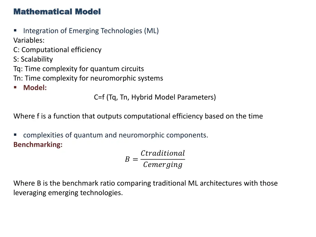 mathematical mathematical model