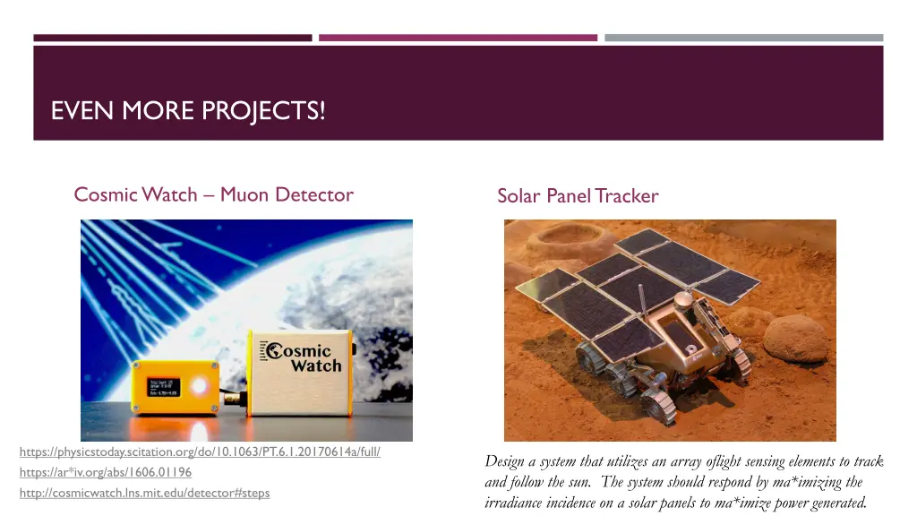 even more projects