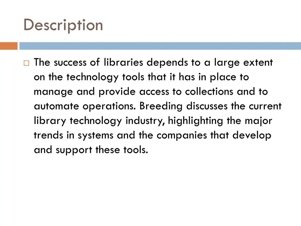 description