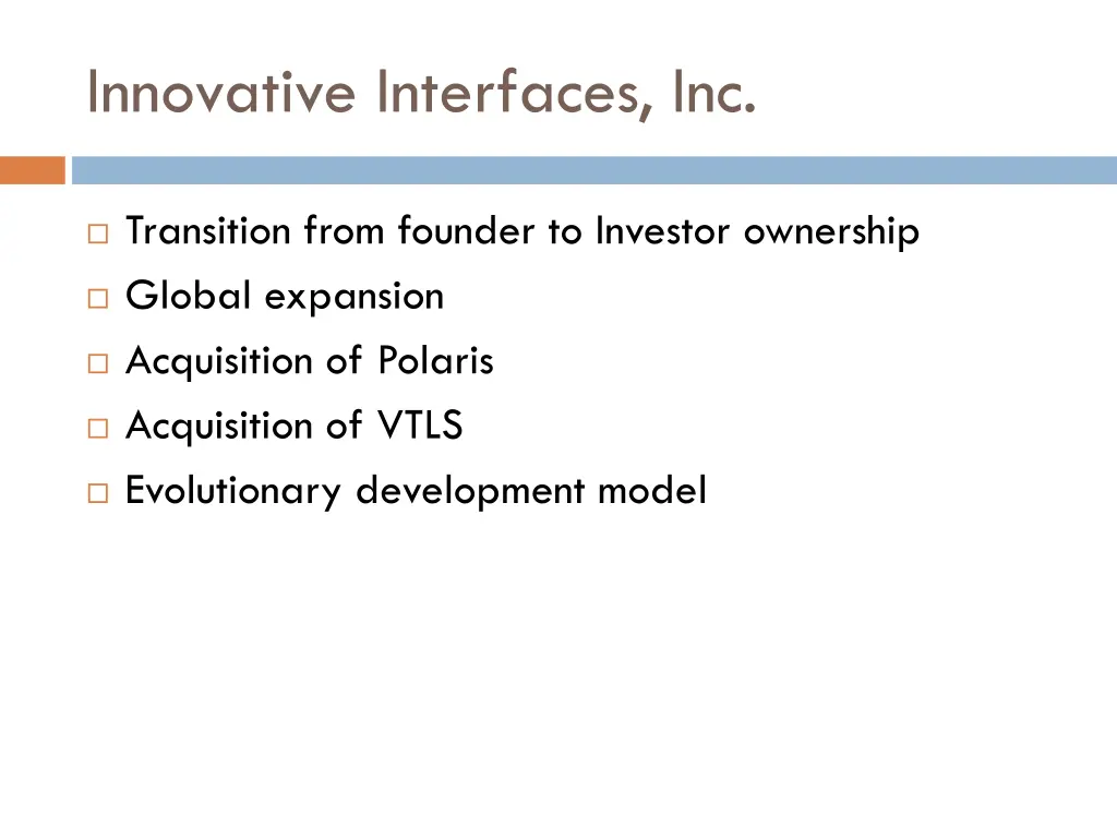 innovative interfaces inc