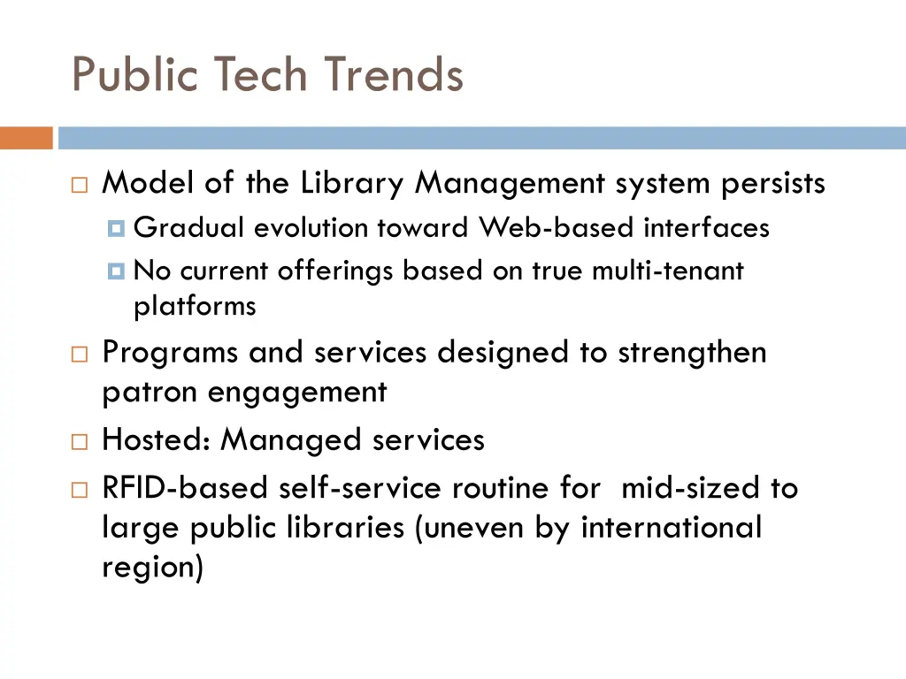public tech trends