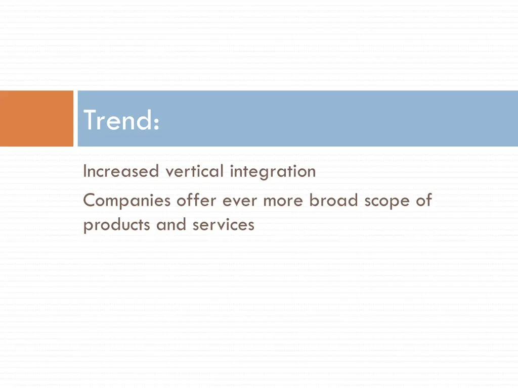 trend