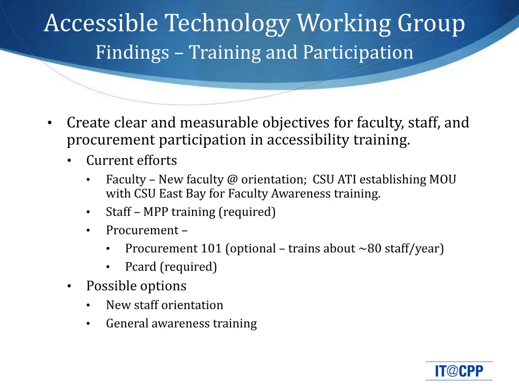 accessible technology working group findings 5