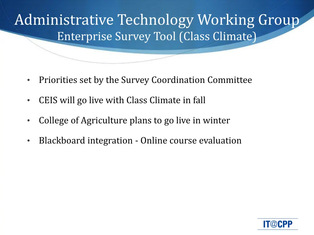 administrative technology working group 1