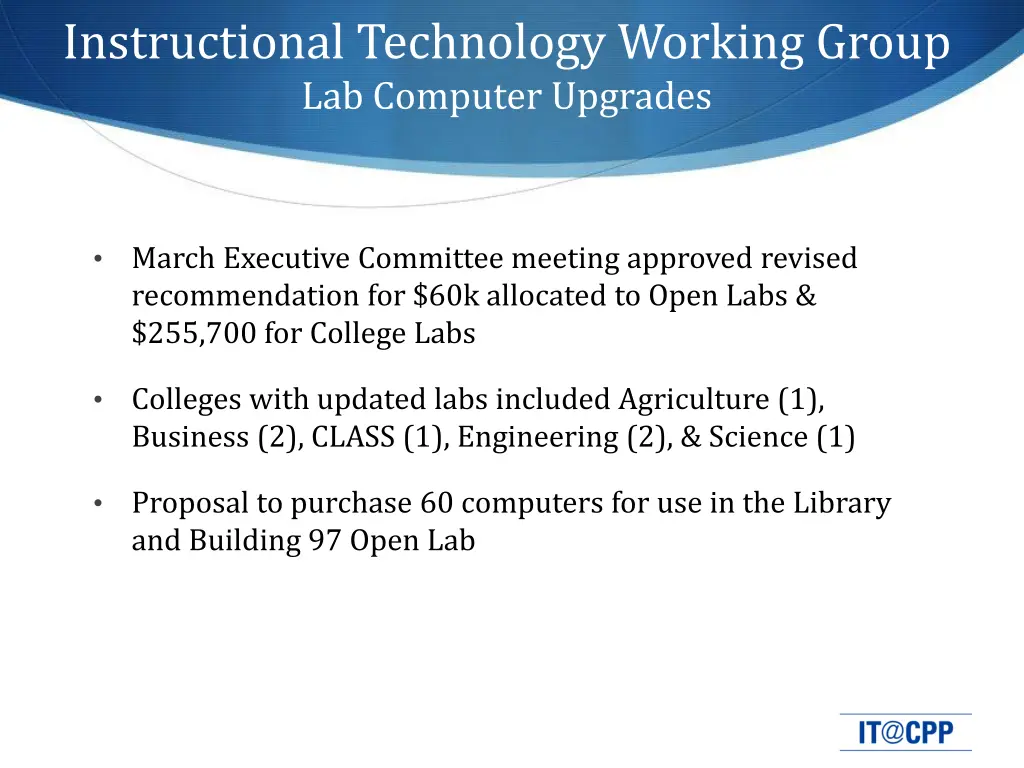 instructional technology working group 1