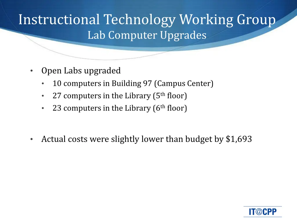 instructional technology working group 3
