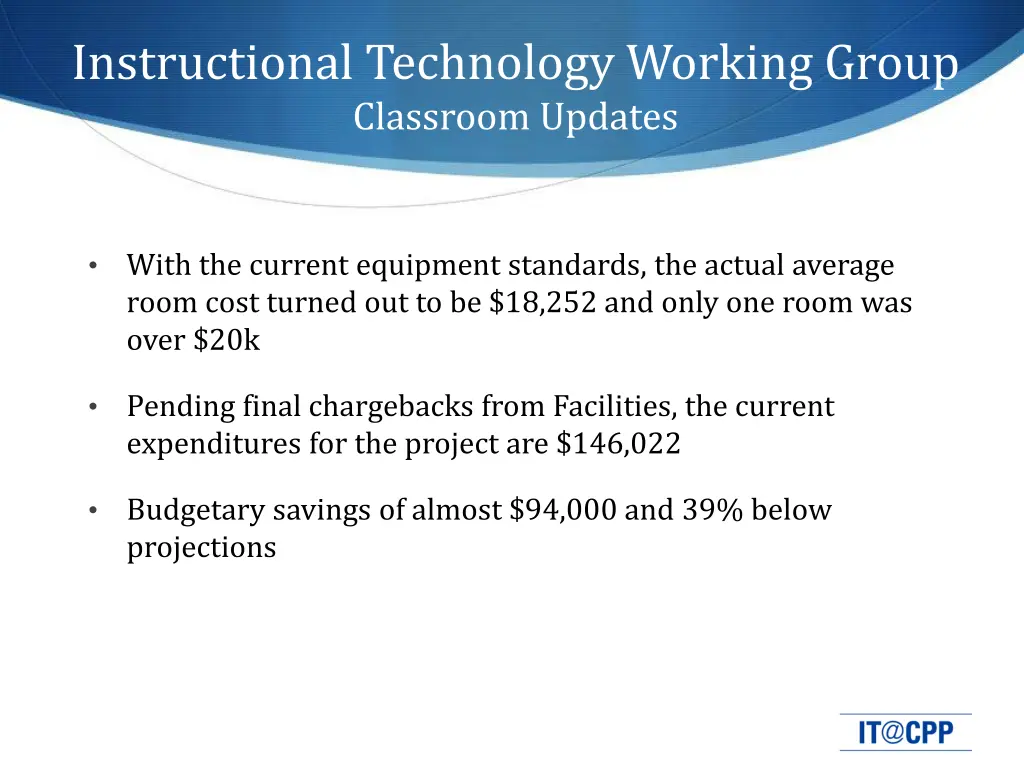 instructional technology working group classroom 1