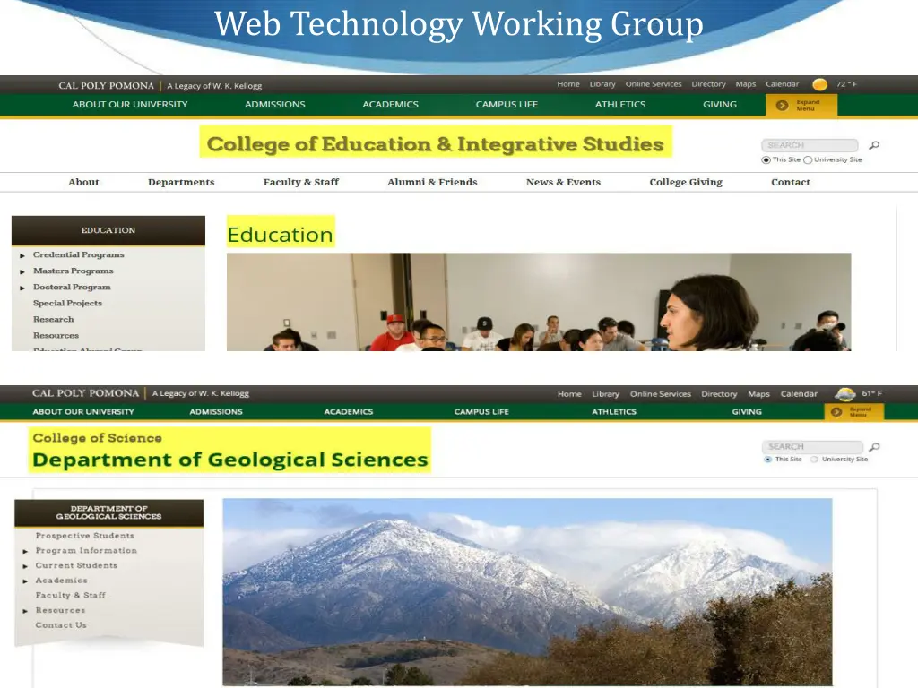 web technology working group 1