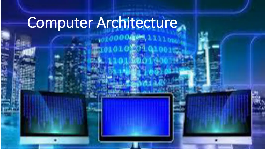computer architecture computer architecture