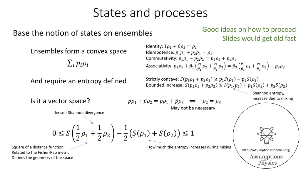 states and processes