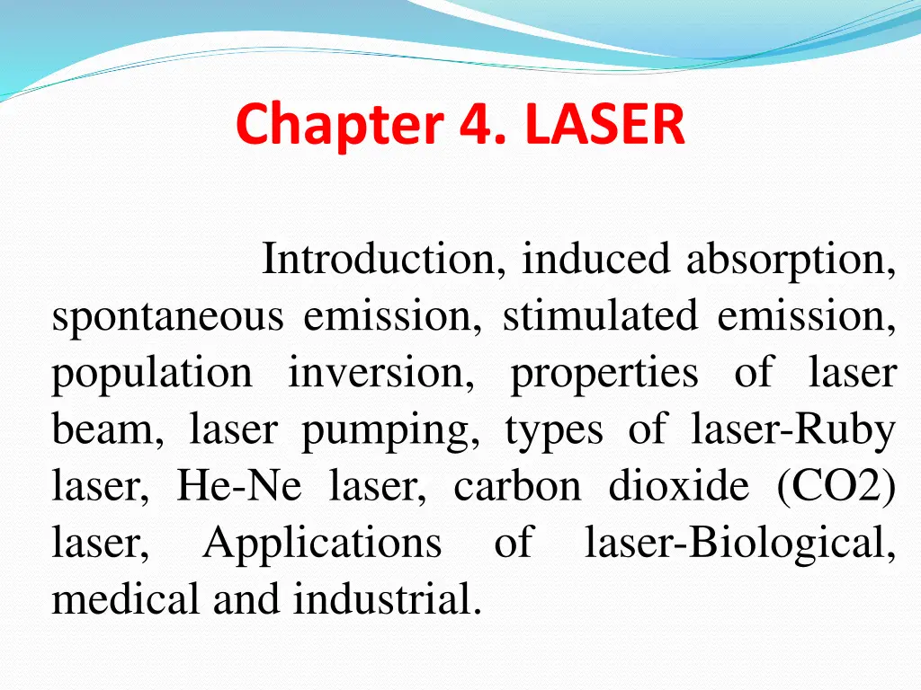 chapter 4 laser