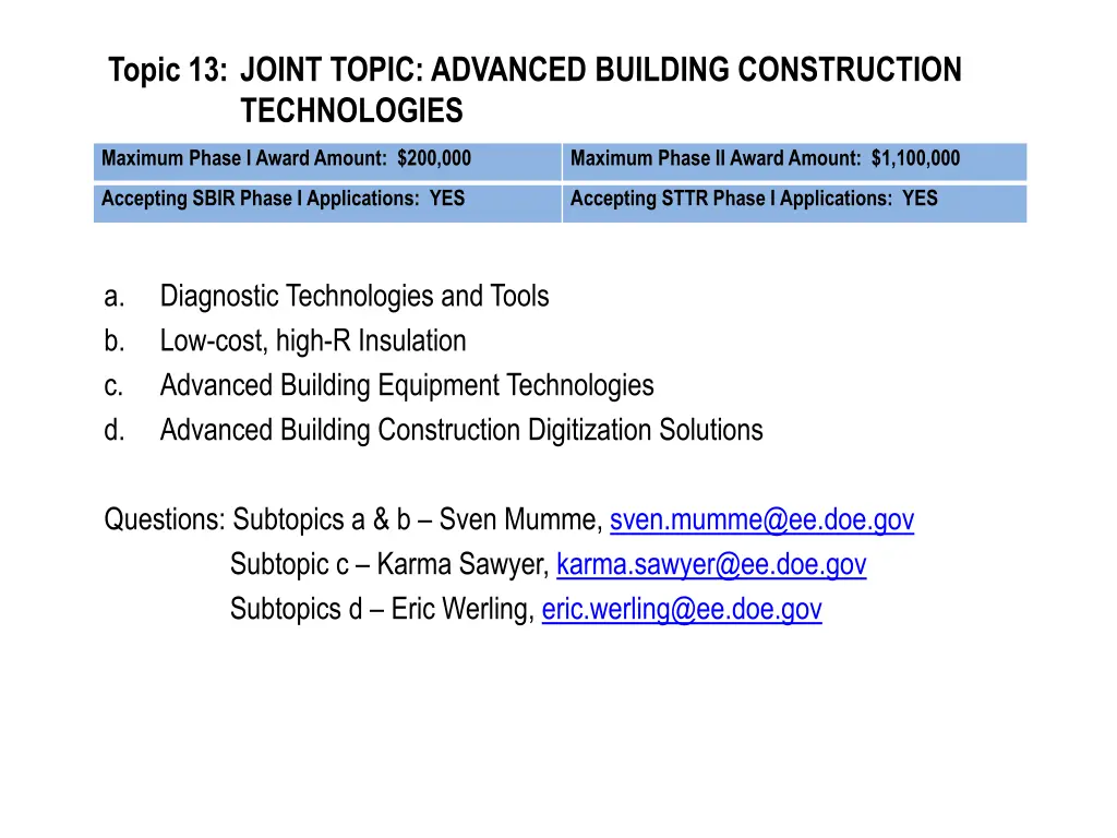 topic 13 joint topic advanced building